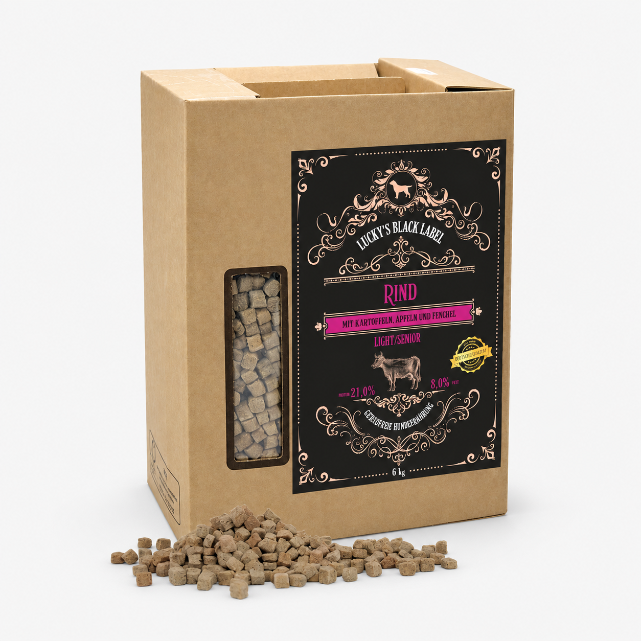 Lucky's Black Label Rind Light / Senior ofengebacken WOLTERS cat & dog GmbH