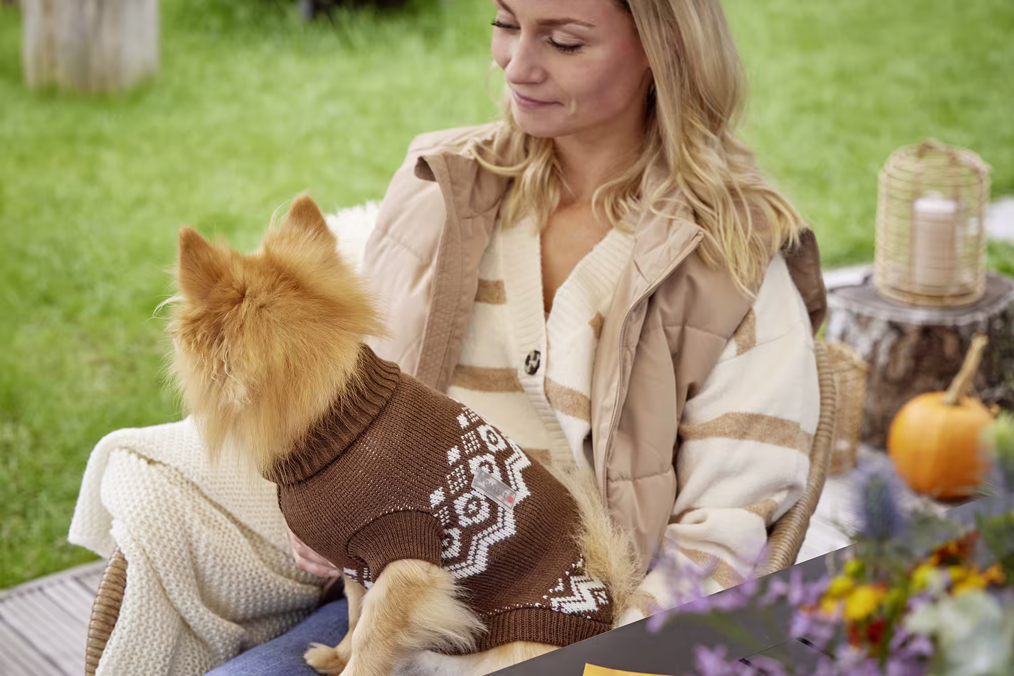 Sweter dzianinowy norweski