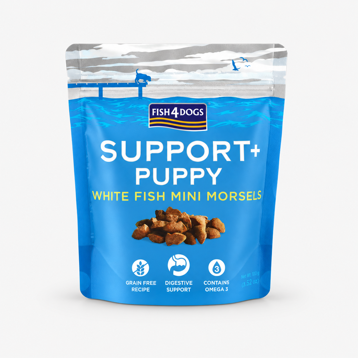 Fish4Dogs Support+ Puppy – Minihäppchen Verdauung Weißfischhäppchen WOLTERS cat & dog GmbH