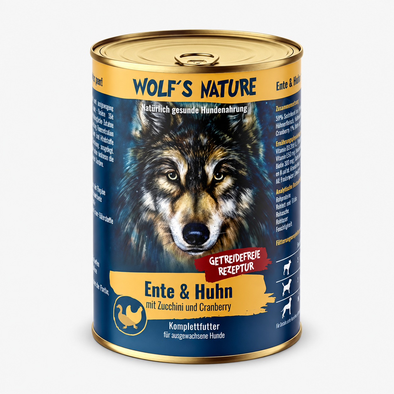 Wolf's Nature Ente & Huhn mit Zucchini & Cranberry WOLTERS cat & dog GmbH