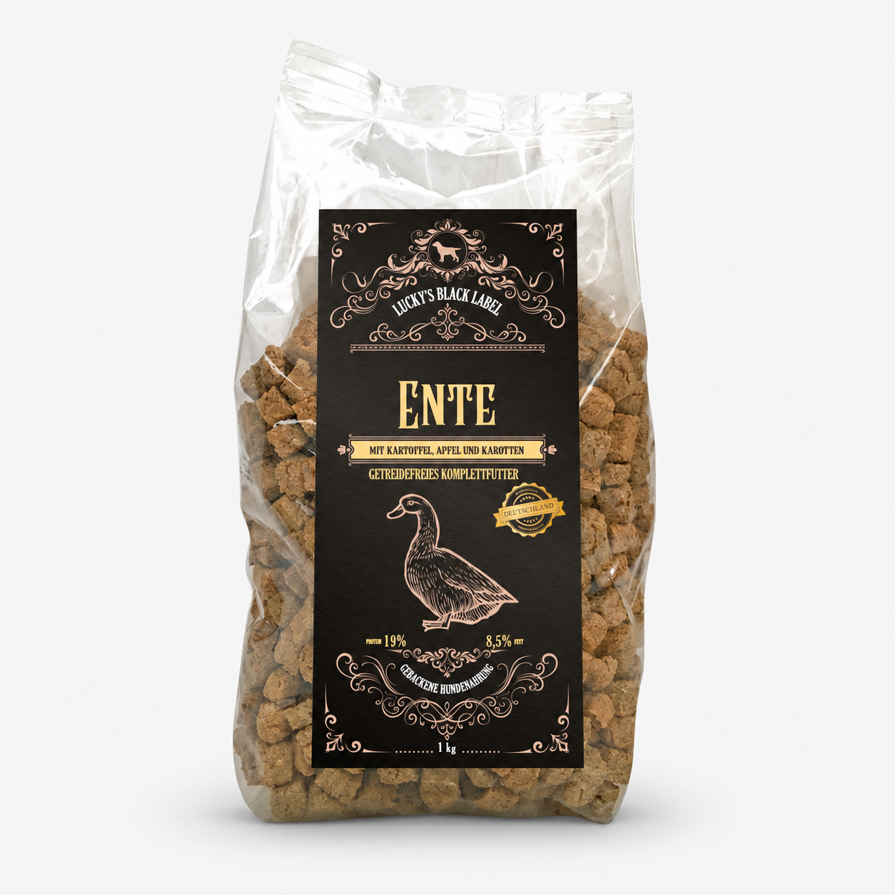 Lucky's Black Label Ente ofengebacken WOLTERS cat & dog GmbH