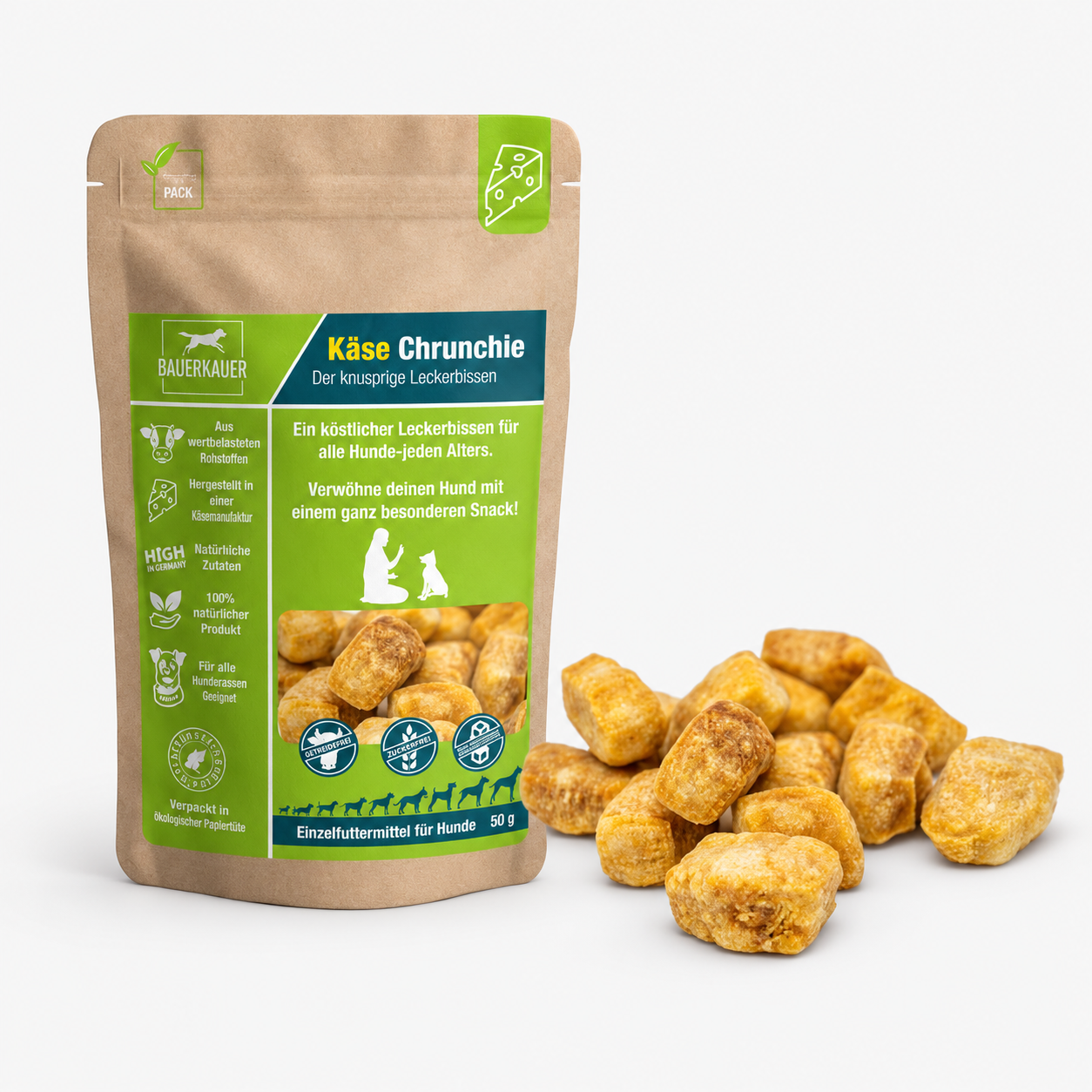 DAUERKAUER Käse Chrunchie WOLTERS cat & dog GmbH