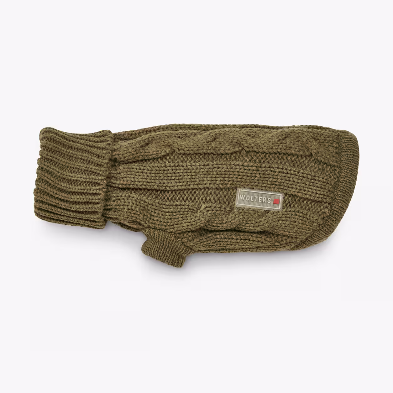 Pull en maille tressé