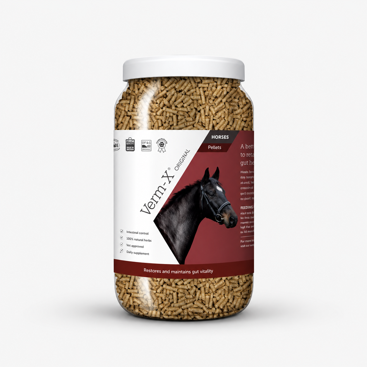Verm-X Pellets für Pferde & Ponys