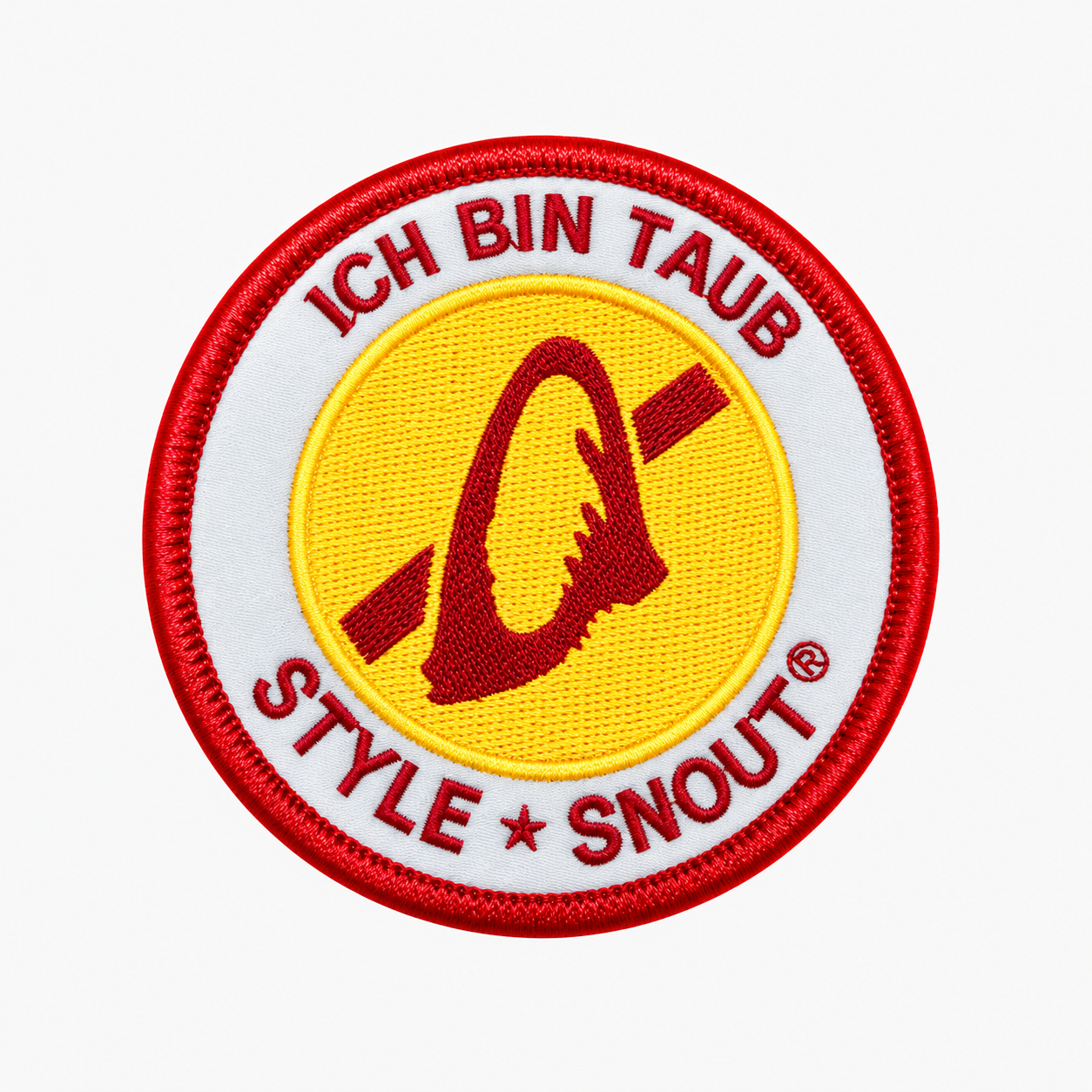 StyleSnout Patch mit Klettverschluss