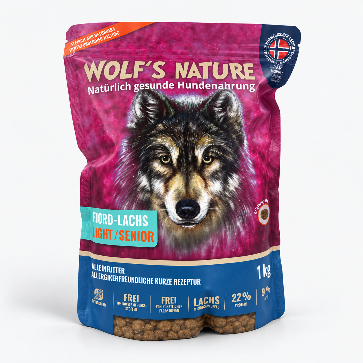 Wolf's Nature Fjord-Lachs Senior/Light WOLTERS cat & dog GmbH