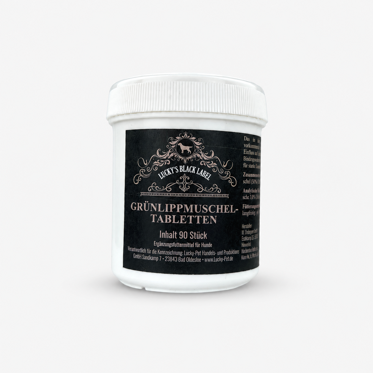 Lucky's Black Label Grünlippmuscheltabletten WOLTERS cat & dog GmbH