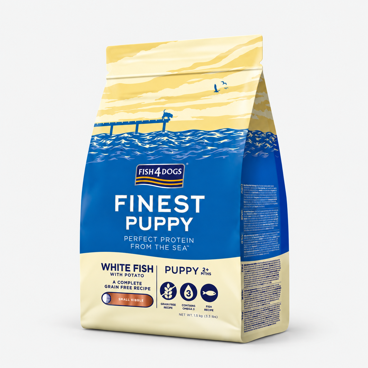 Fish4Dogs Finest Puppy – Weißfisch mit Kartoffel, kleine Kroketten WOLTERS cat & dog GmbH