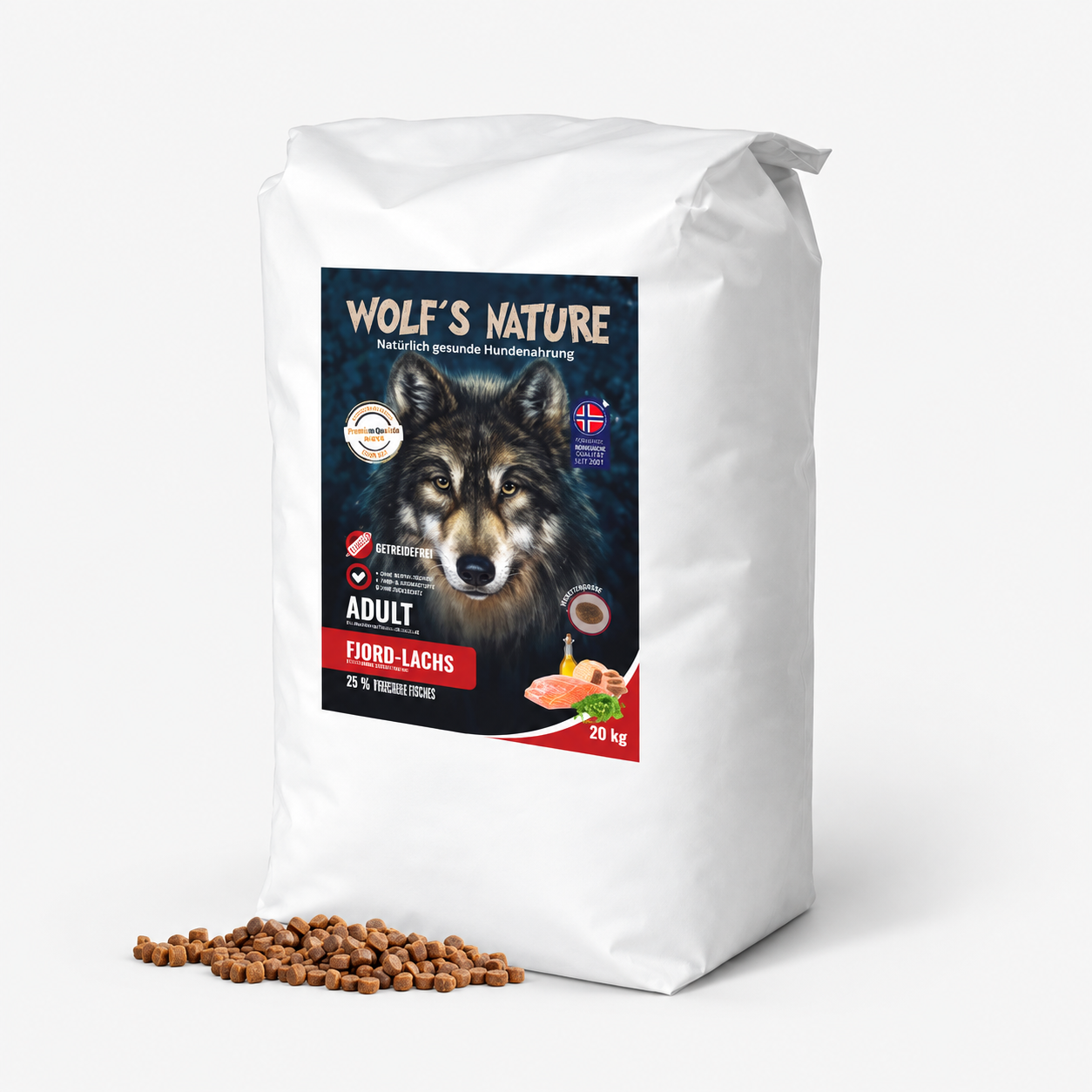 Wolf's Nature Fjord-Lachs WOLTERS cat & dog GmbH