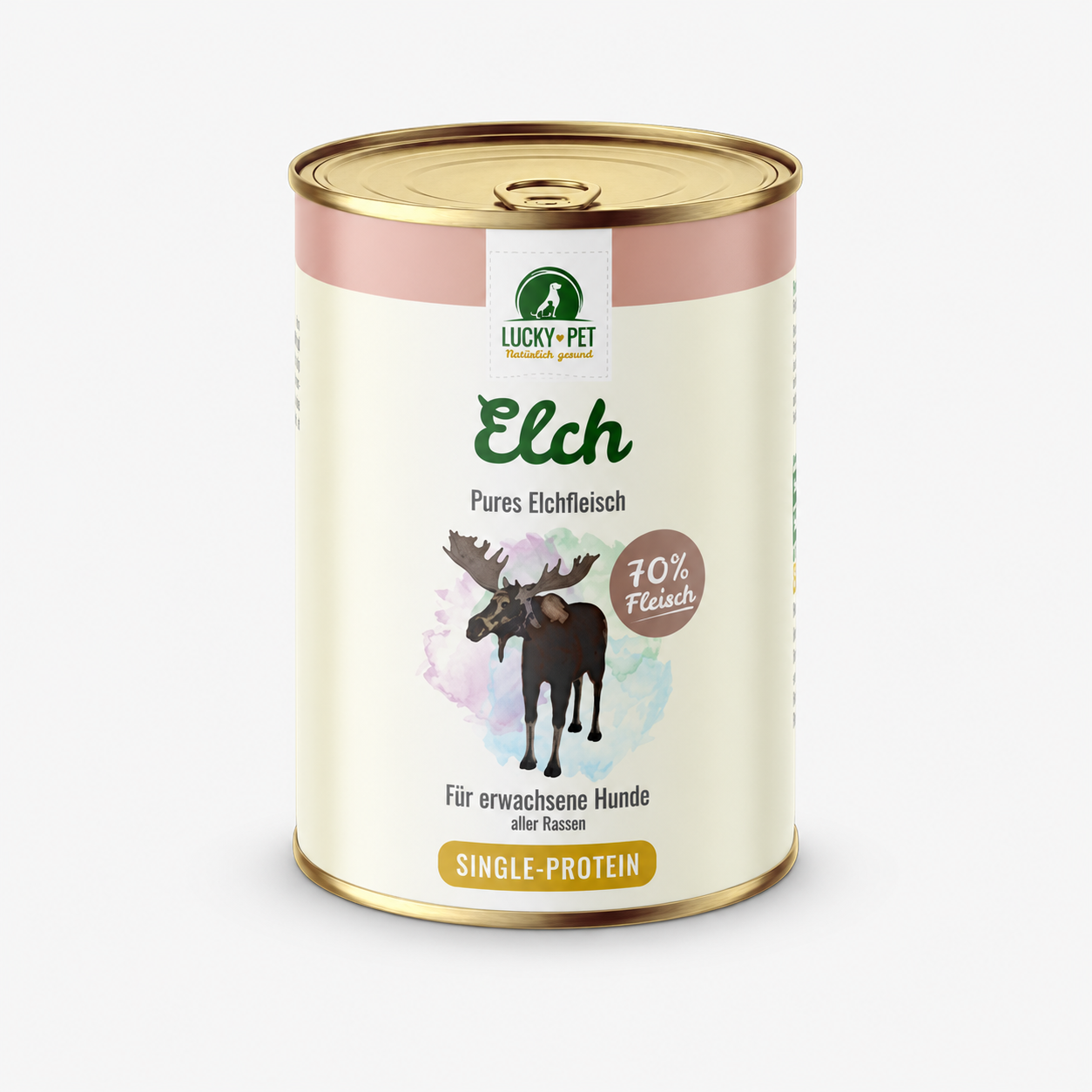 Lucky-Pet Nassfutter Pures Elchfleisch WOLTERS cat & dog GmbH