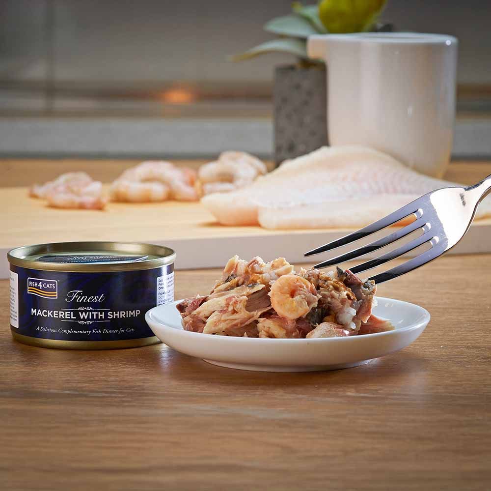 Fish4Cats Finest Mackerel with Shrimp