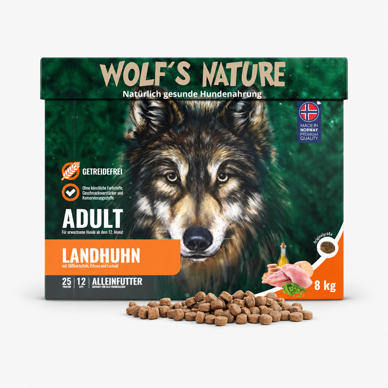 Wolf's Nature Landhuhn