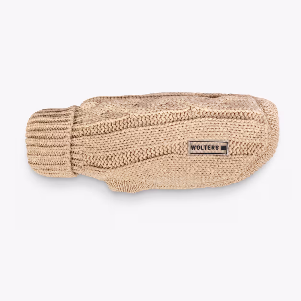 Pull en maille tressé